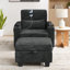 Canapé inclinable simple avec dossier, charge USB et repose-pieds avec rangement-2146663004