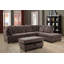 Canapé modulaire en L avec repose-pieds 3 pièces Carleah-87941144-87941143