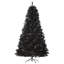 Sapin de Noël artificiel non éclairé avec branches réalistes et 1346 pointes, style Halloween