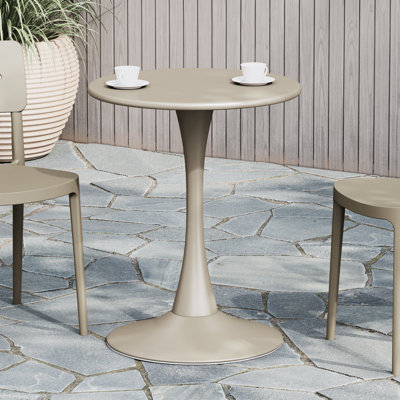Table de salle à manger d'extérieur en acier