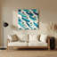 «Coastal Island», art mural en métal vert-85956235