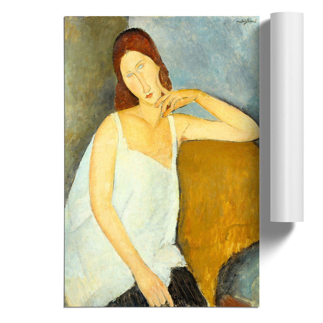 Jeanne Hebuterne by Amedeo Modigliani - Frameless Print
