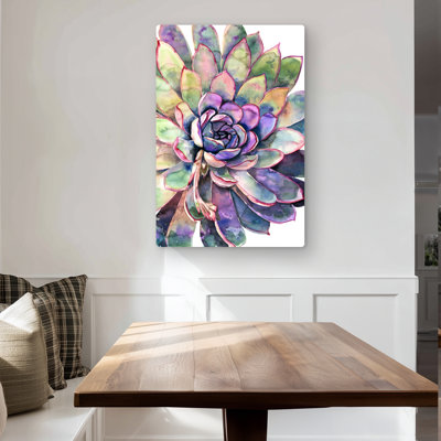 Succulent - Office Floral Metal Print | Home Decor