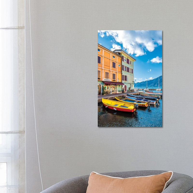 Castelletto Town, Italy by Nejdet Duzen - Wrapped Canvas Print