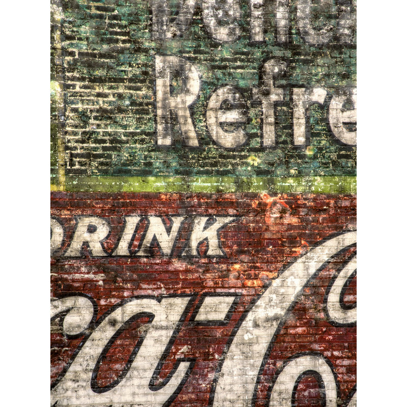 Drink Coca Cola 1 Print by Scott Norris, 21.25" H x 17.25" W x 0.875" D