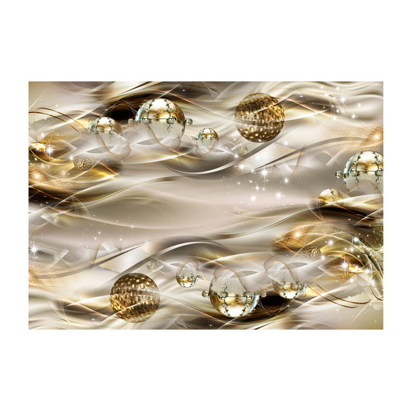 Golden Nebula Semi-Gloss Paste the Wall Mural, 300 cm x 210 cm