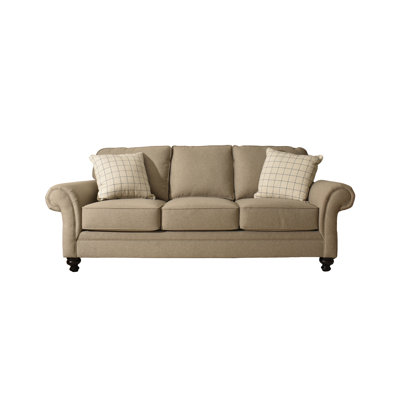 Gladbrook 88"" Rolled Arm Sofa with Reversible Cushions -  Darby Home Co, 35CCF169C0A34B1AB7BF366BE1CFBC59