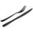 Matte Black Silverware Set