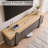 70" Modern Farmhouse Wooden Tv Stand, Media Console With Closed Storage Cabinets-55285529