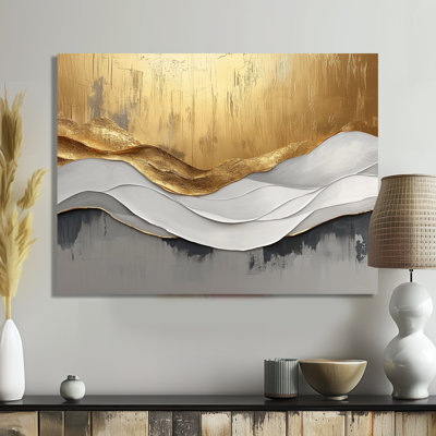 Tanya V - Modern Waves Metal Print Wall Art