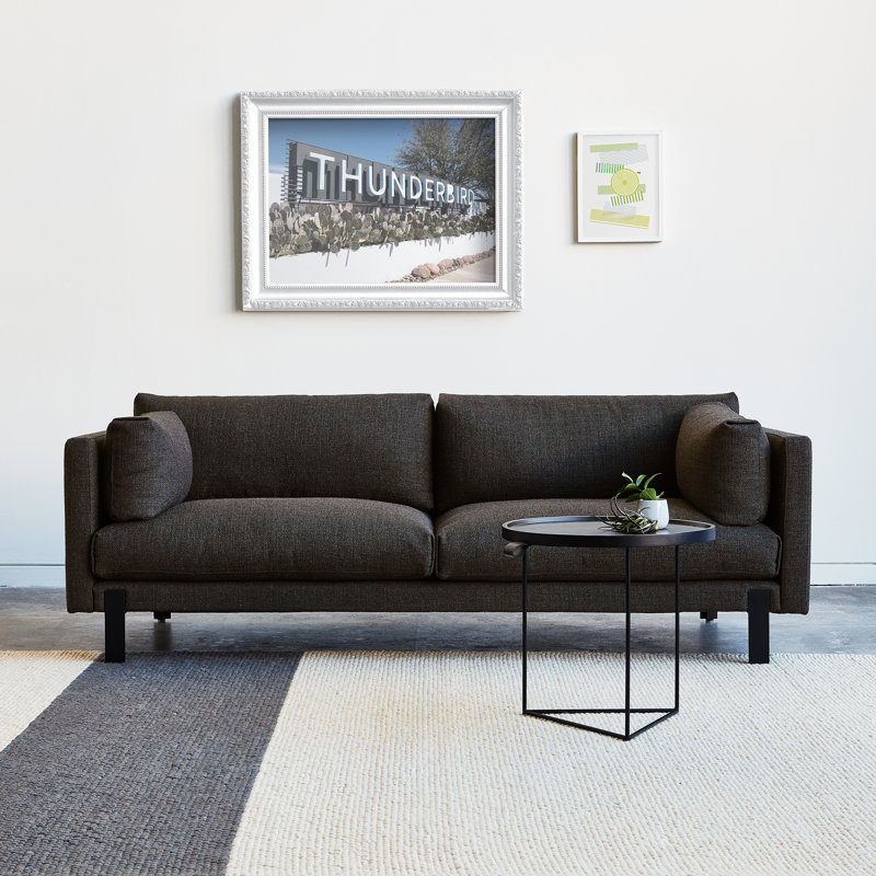 Silverlake Sofa, Andorra Pewter Performance Basketweave