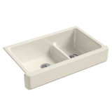 Whitehaven® 36" L x 22" W Double Basin Farmhouse/Apron Kitchen Sink