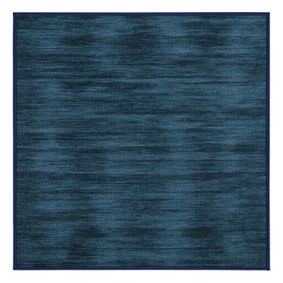 Machine Washable Solid Gray Area Rug