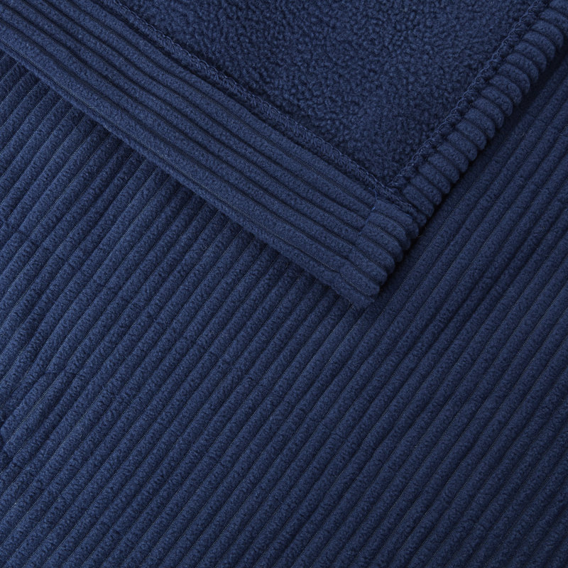 Couverture chauffante électrique en micromolleton Beautyrest, Simple, Bleu marine