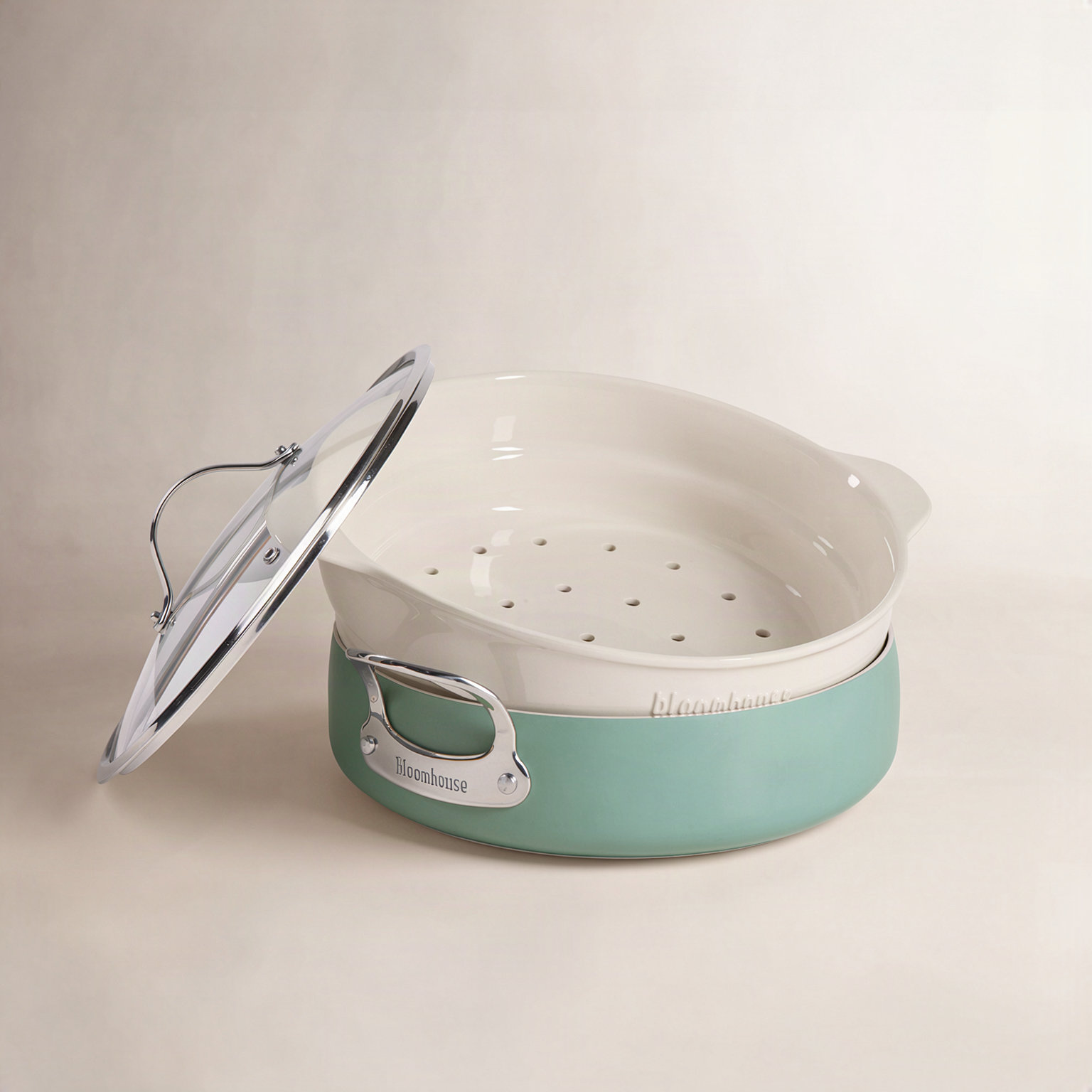 6qt Non-Stick Aluminum Steamer Pot