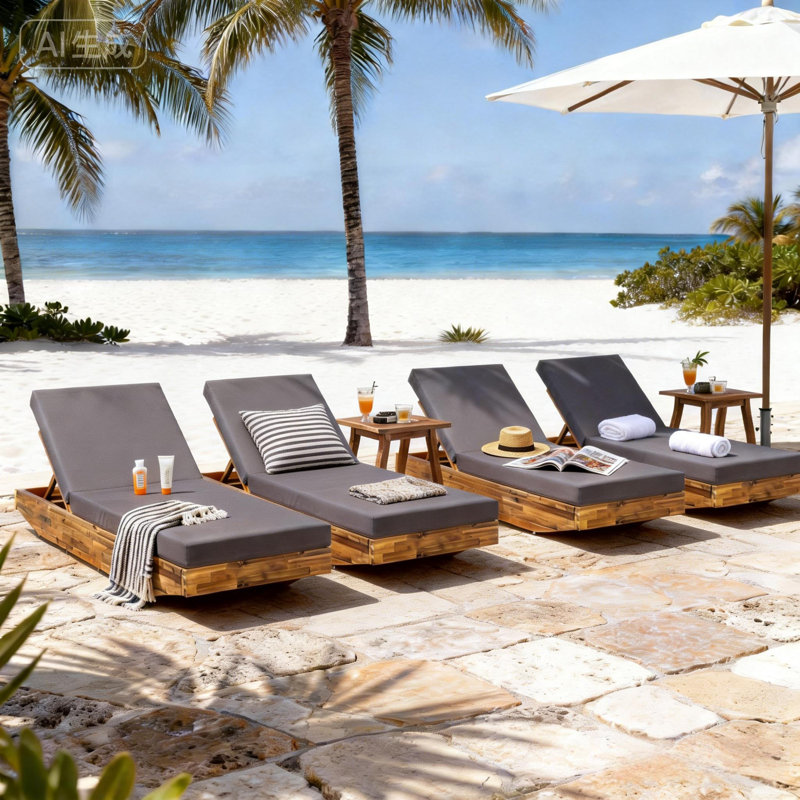 Chaise longue, Gris