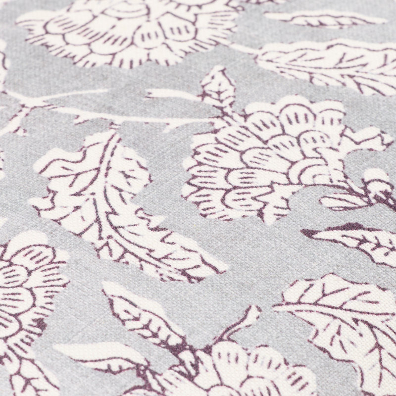Coussin décoratif Caigan, Bas, Gris