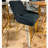 Upholstered Counter Stool with Metal Frame-89088870