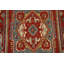 Tapis rouge traditionnel fait à la main rouge 2x12