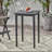 Outdoor Minimalist Acacia Wood Square Bar Table-195223433