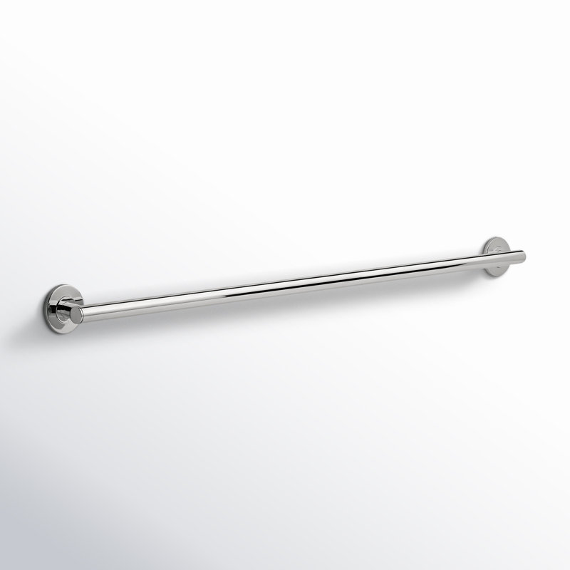 Barre d'appui contemporaine 42 po Pivocal®, Chrome