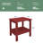 Wolak Double-Tier Patio Table Side Table-977205274