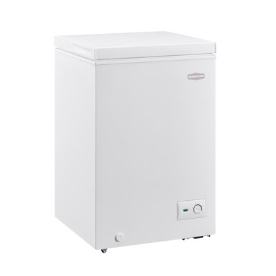 3.5 Cubic Feet Garage Ready Chest Freezer with Adjustable Temperature Controls