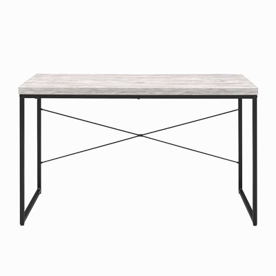 Bureau d'écriture rectangulaire en faux béton