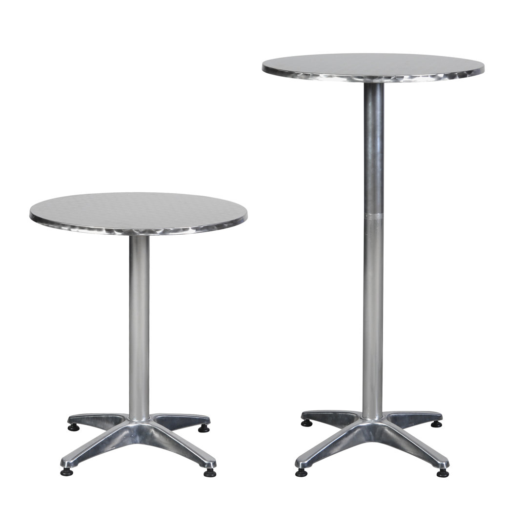 Bistrotisch Atchley aus Stahl/Aluminium