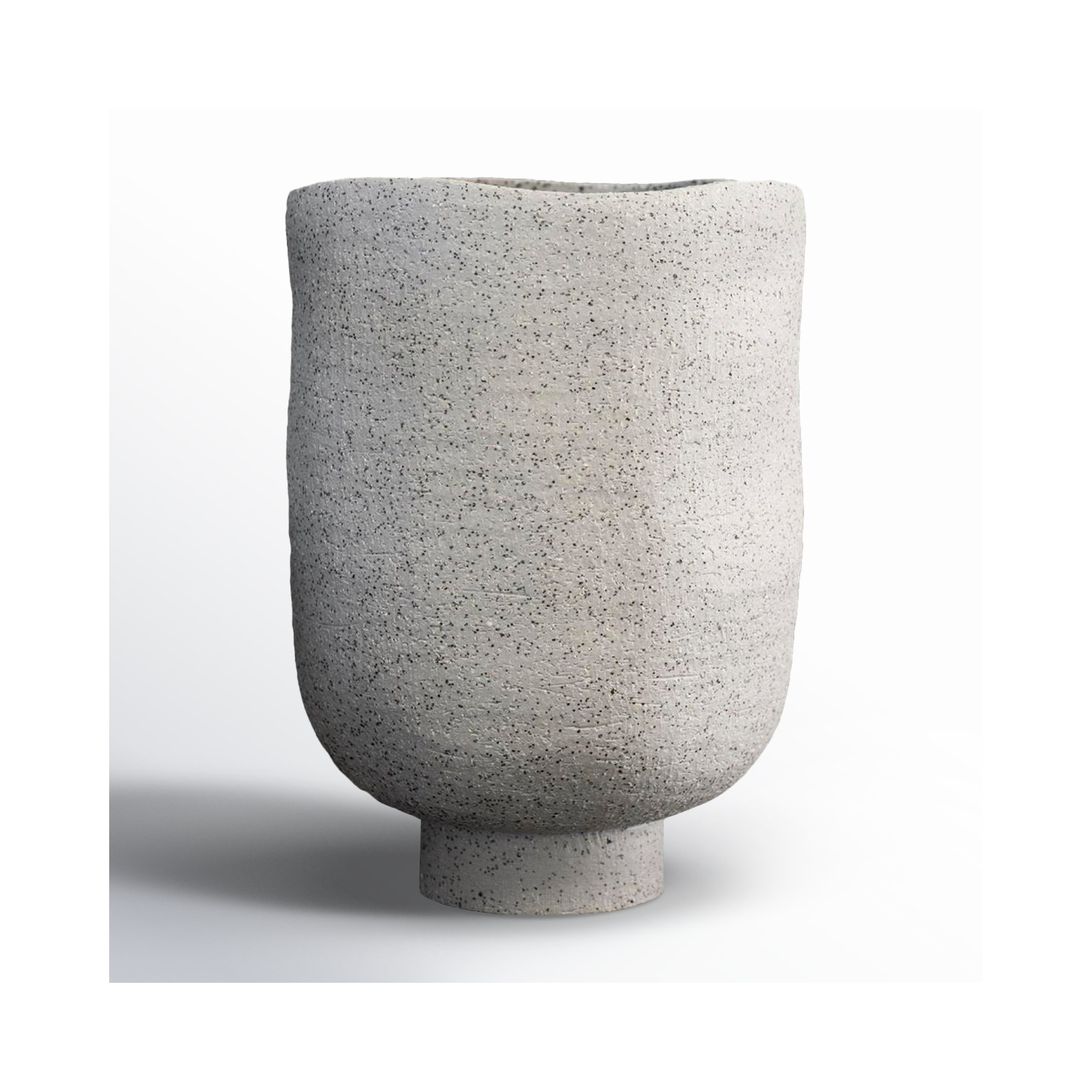 Beirne Earthenware Table Vase, Sand