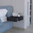 Black Bedroom Nightstand - Space Saving Space For Bedroom, Strong Wood With Generous Drawer-2037313646