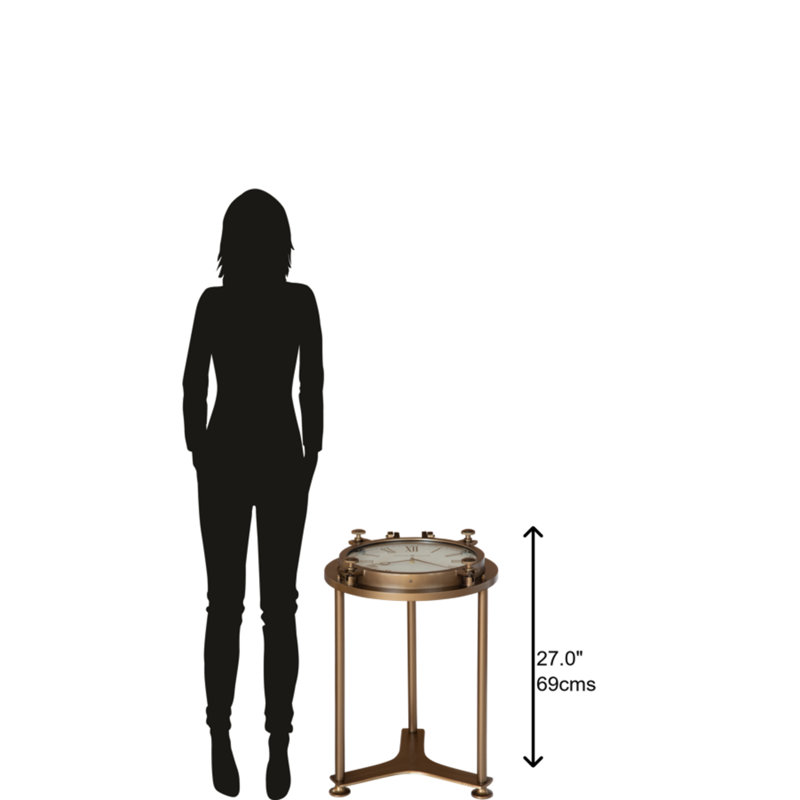 Glass Top End Table