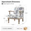 Fauteuil de ferme l 27,75 po Amilio-1870920629