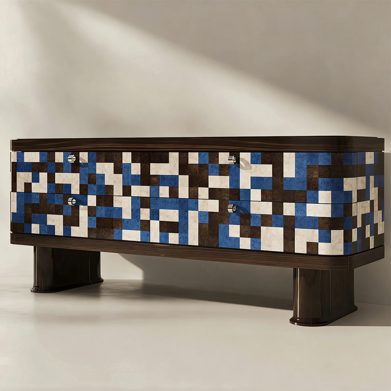 Modern Multifunctional Practical Console Table, 29.92" H x 70.87" W x 17.72" D