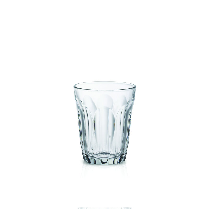 Provence Clear Glass Tumbler Set, 4.37 oz, Set of 6