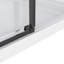 Ensemble de douche rectangulaire réversible encadré noir l 48 po x P 32 po x H 79,2 po Dreamwerks Bristol