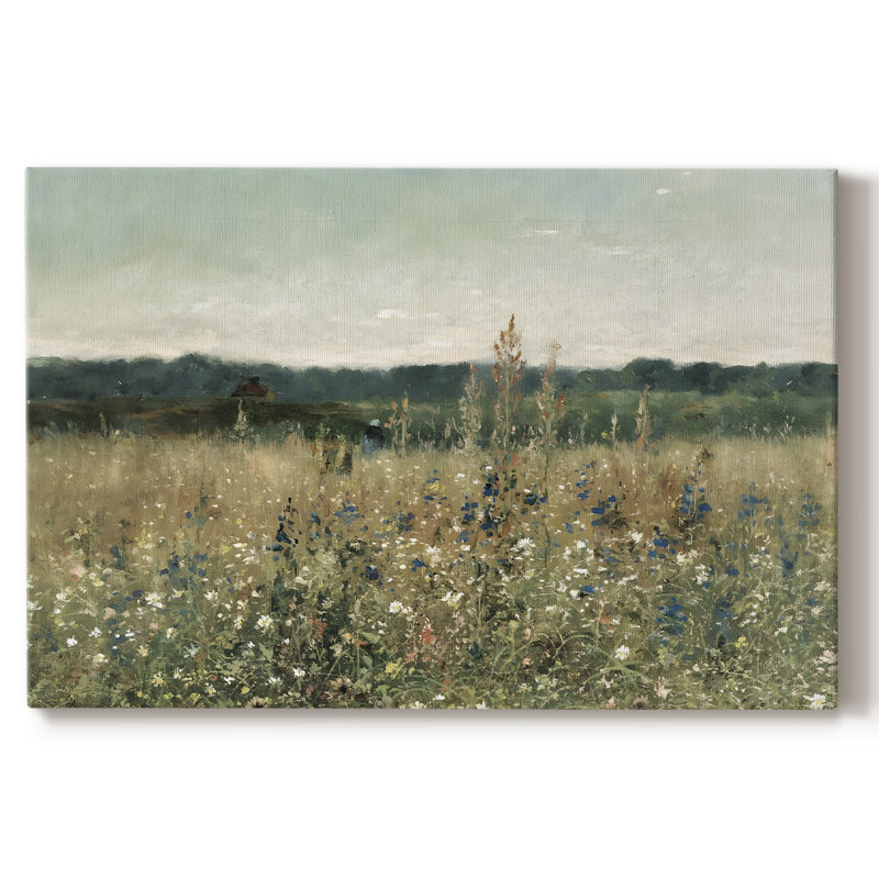 Paysage rétro - DCCDXLVII, reproduction d'art sur toile, H 13 po x l 19 po