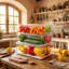 Plastic Food Storage Container - Set of Containers and Lids