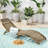 34.97 Lb Package Weight Grey Wood Chaise Lounge - Foldable Option Seat 21.71D X 24.54H, For Space Saving-486017938