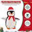 2 pièces décorées de pingouins de Noël illuminées, décor de pingouins de Noël en plein air-1471593582