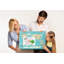 Wall Mounted cork board with print decorative wall message pin boards for office bulletin board ideas Animals world map