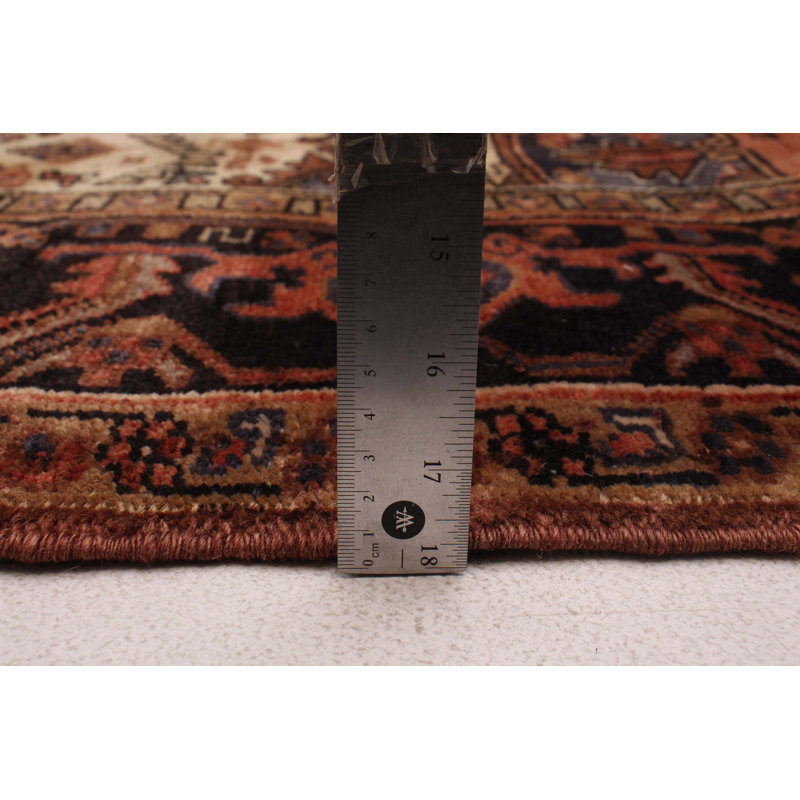Tapis cuivre en laine 8 pi 2 po x 10 pi 10 po Karreem One-of-a-Kind