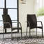 Ensemble de 2 chaises d'extérieur en osier