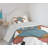 Ambesonne Kabuki Bedspread Set Costume Hat Multicolor