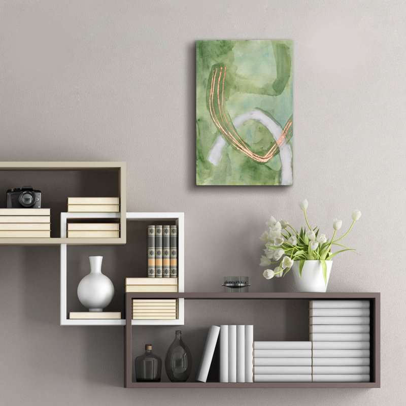  «Green Ghost 1» par June Erica Vess, art mural en verre acrylique, 16 po x 24 po, H 24 po x l 16 po