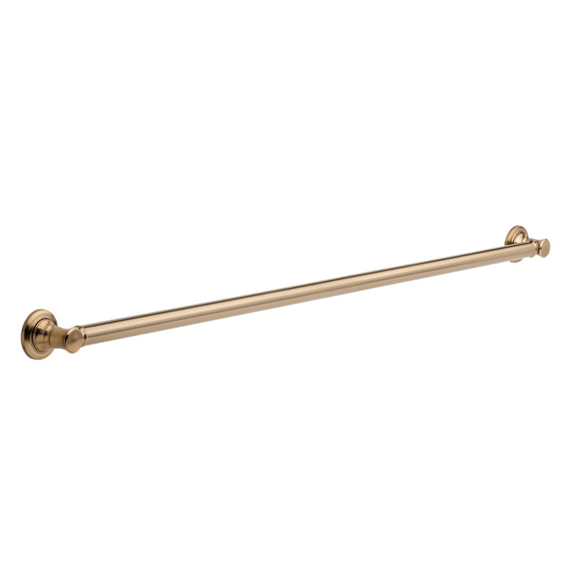 Traditional Decorative 42" Grab Bar, Champagne Bronze