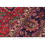 Tapis rouge rétro en laine noué à la main Tabriz Knight - 9 pi 8 po x 15 pi 0 po