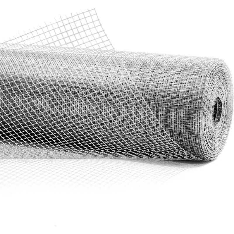 2 pi x 10 pi 23 po Tissu galvanisé de calibre 23 avec treillis 1/4 po x 1/4 po, H 2 pi x l 10 pi