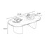 Table basse ovale en fer fritté noir-1764123825-1764123982
