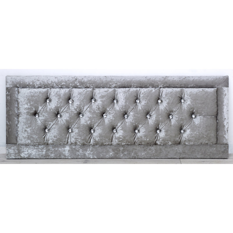 Tabor Upholstered Headboard, Single (3'), Silver